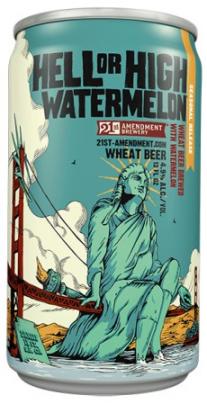 21st Amendment - Hell or High Watermelon Wheat (6 pack cans) (6 pack cans)
