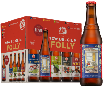 New Belgium Brewing Company - Folly Sampler (12 pack bottles) (12 pack bottles)