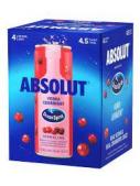 Absolut Rtd Ocean Spray Cranberry Canned Cocktail 4pk