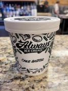 Always Ice Cream Company Cake Batter Pint 2016