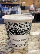 Always Ice Cream Company Vanilla Nutella Pint 2016