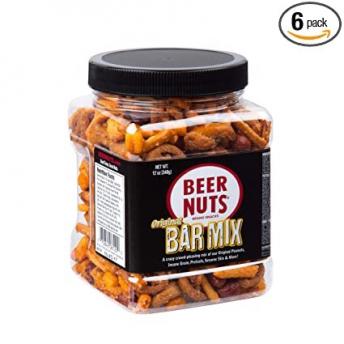 Beer Nuts - Bar Mix 12 Oz Plastic Jar