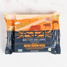 British Dairy Co. Organic Vintage Cheddar 7 Oz
