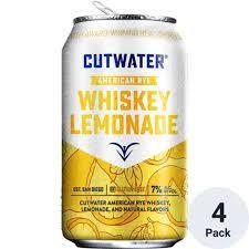 Cutwater Whiskey Lemonade 4pk Can (4 pack cans) (4 pack cans)