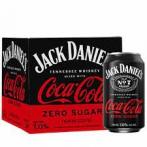 Jack Daniels Whiskey & Coke Zero 4pk