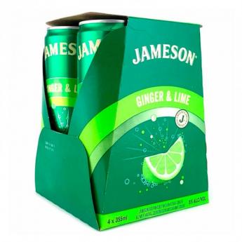 Jameson - Ginger & Lime Canned Cocktail (4 pack cans) (4 pack cans)