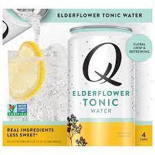 Q Drinks Elderflower Tonic 4 Pk Cans 4pk (4 pack cans) (4 pack cans)