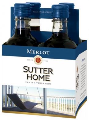 Sutter Home - Merlot NV (4 pack bottles) (4 pack bottles)