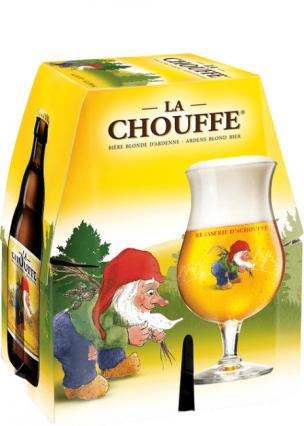 La Chouffe D'achouffe - Belgian Blonde (4 pack bottles) (4 pack bottles)
