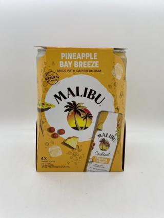 Malibu - Pineapple Bay Breeze Canned Cocktail (4 pack cans) (4 pack cans)